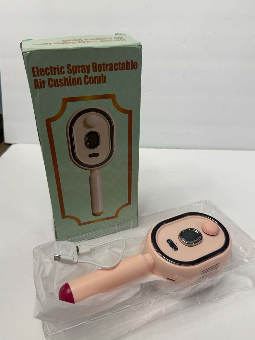 Electric Spray Retractable Air Cushion Comb